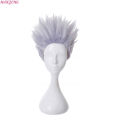 High Quality Gojo Satoru Cosplay Wig Jujutsu Kaisen Gojo Short Heat Resistant Synthetic Hair Anime Cosplay Wigs + Wig Cap. 