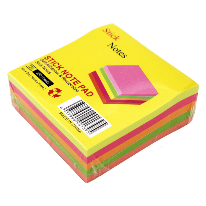 Sticky%20Notes%20100/300/500%20Sheets%20-%20Multicolor%20%7C%203"%20x%203"%20Size%20-%20Self%20Adhesive%20&%20Removable%20Stick%20Note%20Pads%20-%20Image%207