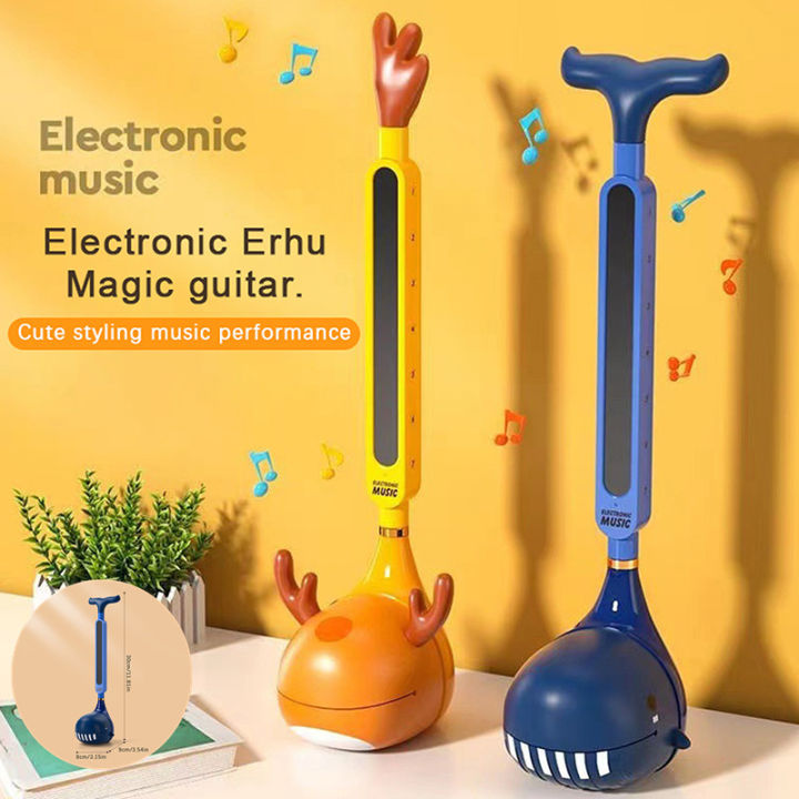 Otamatone Instrument de musique électronique japonais portable, synthétiseur de musique du Japon par Maywa Denki Studio, cadeau éducatif et amusant primé pour enfants, adolescents et adultes - Licorne