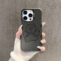 Cute Dog Paw Print Phone Case for Samsung Galaxy S25 Ultra S24 FE S23 S22 S21 Plus A06 A26 A36 A55 A15 A16 Shockproof Back Cover. 