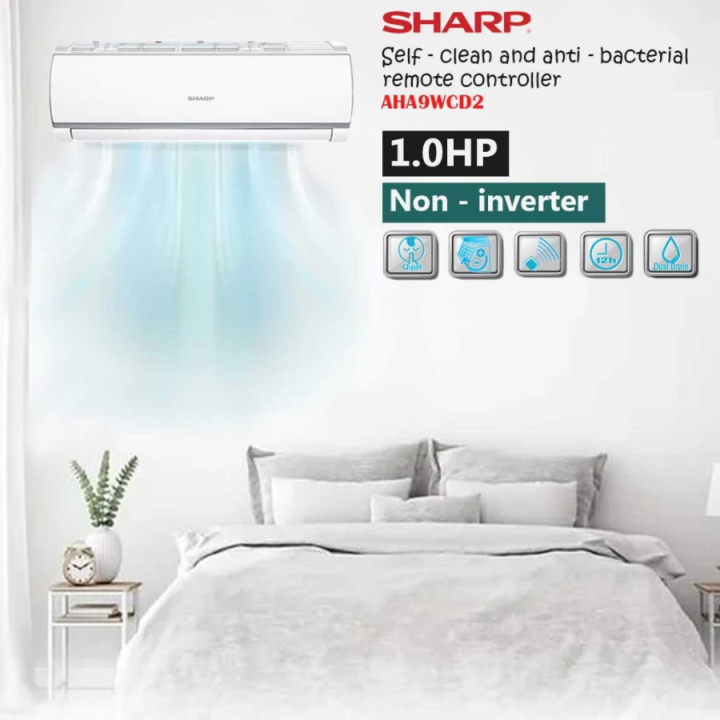 SHARP%209000BTU%20Split%20Type%20Non-Inverter%20Air%20Conditioner%20%7C%20Energy%20Efficient%20%7C%20Quick%20&%20Fast%20Cooling%20Capacity%20-%20Image%204