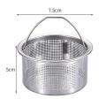 Kitchen Sink Strainer With Handle Sper Replacement Sink Drain Basket Stainless Steel Mesh Filter Strainers Waste Hole Trap. 