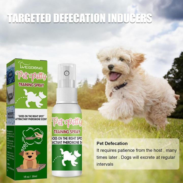 Inducer Spray 30ml Pet Training Spray Inducer Dog Poops Cat Training Defecation ...