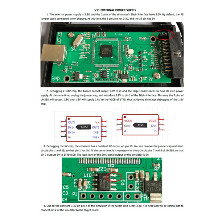 For J Link V11 STM32 Jtag Swd Programmer ARM MCU Debug Tool Support V8 ...