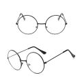 New Fashion Round Glasses for Women Men Vintage Classic Metal Flat Mirror Optical Spectacles Frame Unisex Vision Eyeglasses. 