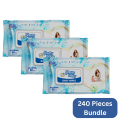 Pretty Baby | Baby Wipes | 240 Pieces Bundle. 