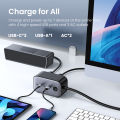 UGREEN GaN 100W Desktop Charger Power Strip Charging Station Fast Charger DigiNest Pro 3 USB C 1 USB A 3 AC Ports for MacBook Pro Air iPhone 13 12 Xiaomi Samsung Laptop. 