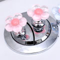 1/4Pcs Creative Cute Flower Shape Self-Adhesive Toilet Press Button Nail Protector Water Tank Drain Buttons Bathroom Decor Accessories. 