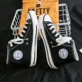 Canvas Shoes Men's High-Top Student Korean Fashion Shoes Versatile Japanese White Shoes Fashion Cloth Shoes Couple Shoes Men's Board Shoes. 