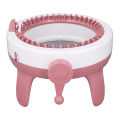 Crochet Knitting Machine Round 40 Needles Kids Knitting Machine Hand Eye Coordination Easy To Use Hand Operated for Household. 