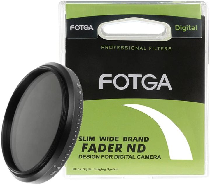 Fotga 72mm Slim fader ND filter adjustable variable neutral density ND2 to ND400 for dalr camera dvd dc offer oem