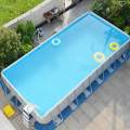 Pool Ground Cloth Foldable Tarpaulin Ground Cover Pool Waterproof Outdoor Practical 445cmx254cm. 