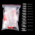 500 natural nail fingernails Manicure Nail Art Display practice acrylic UV gel varnish tool nail nail. 