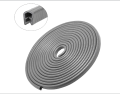 Car Door Edge Guards No Glue Door Edge Guard Universal Fit Grey Rubber U Shape Car Door Guard Car Door Edge Protector For All Cars- Grey. 