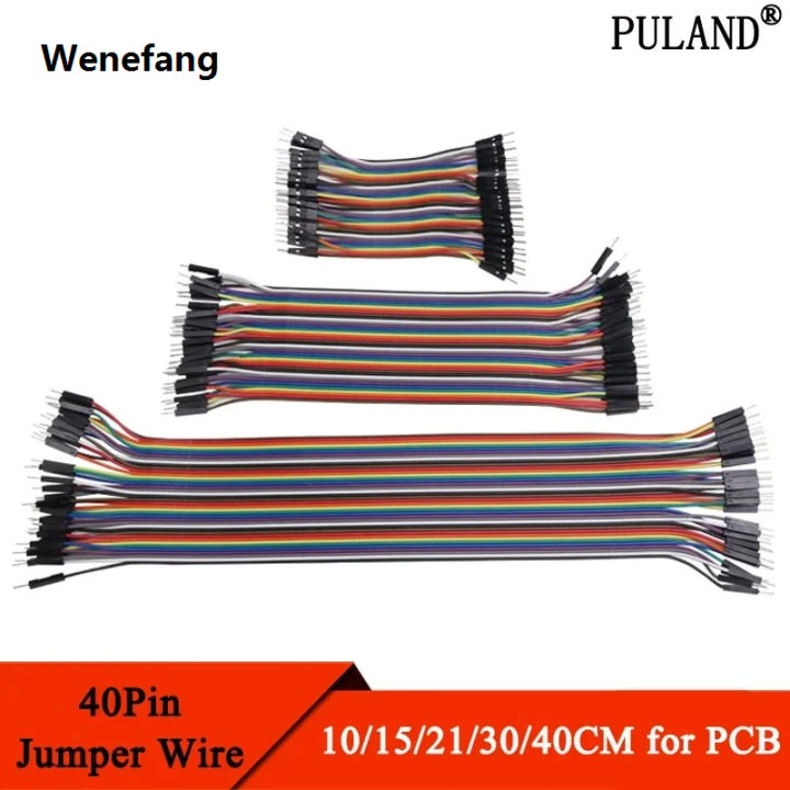 Wenefang 40Pin Jumper Wire Pins Male to Male Female to Female Cable Kit ...