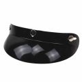 ✿Ready stock Universal Black 3-Snap Motorcycle Helmet Peak Lens Open Face Sun Shade Visor Shield. 