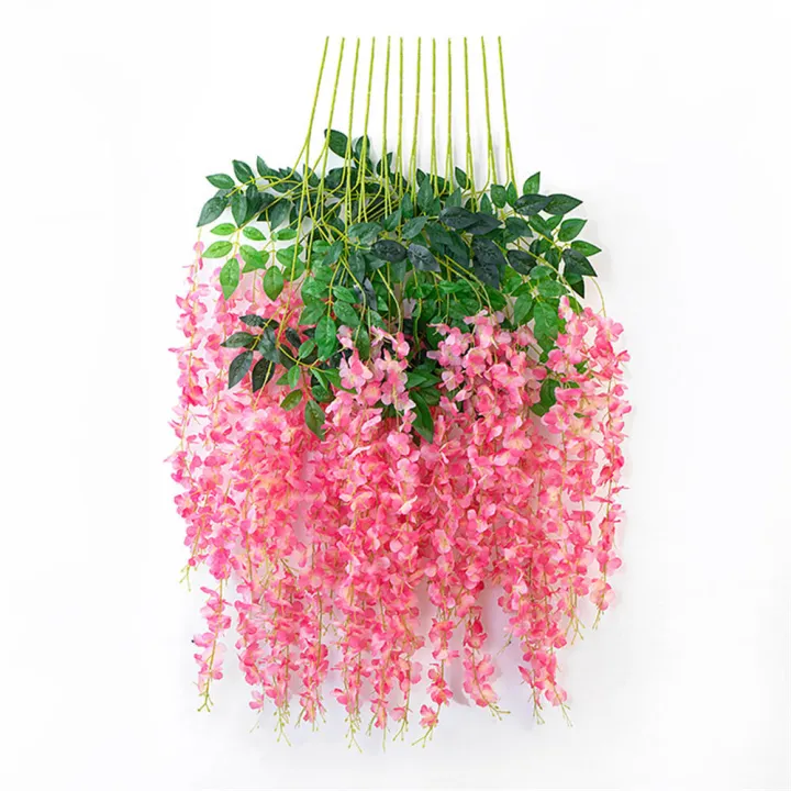 1%20Piece%20%20Vine%20Garland%20Silk%20Hanging%20Ceiling%20Decoration%20Wisteria%20Leaf%20Flower%20Wisteria%20Flower%20-%20Image%209