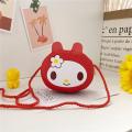 Cute Cat-shaped Mini PU Leather Crossbody Bag For Girls Sling Bags For Baby Girls Candy Bags Gift For Children. 