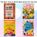 4 Books for Hand Writing Practice Books for Pre School & Grade 01 Kids and Children. 
