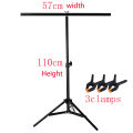 Photo Studio Backdrop Stand Photography Background Support Big Pvc Background Holder Photo Stand With Clamps 110x57cm 30x93cm. 