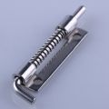 Stainless Steel Spring Loaded Door Lock Bolts Anti-theft Catch Lock Sliding Bolts Lock Padlock Clasp Cabinet Latches. 