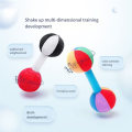 2PCS Grasp Training Dumbbell 0-1 Year Old Baby Auditory Perception. 