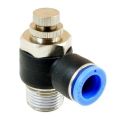 Pneumatic One-Way Flow Speed Control Valve 4mm-10mm. 