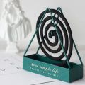 Iron Mosquito Coil Holder Incense Holders Coil Mosquito Coil Stand - Durable Metal Triangle Mosquito Coil Holder and Ash Stand - Burner Stand  HO1 - 2000 B. 