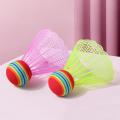 8Pcs Badminton Ball Multi-color Wear-resistant Durable Family Household Outdoors Sport Training Shuttlecock for Fitness. 