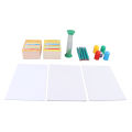 Card Pictionary Board Game Dice Paper Composite Wood Simple Playing Rules Interesting Pictionary Board Game for Amusement Room. 