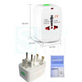 All-in-One International Travel Power Adapter Compact Durable Electricity Adapter with Built-in Surge Protection Shutter Safety and Power Light Indicator Travel Adapter Universal Adaptor Multi Socket Power Charger Electric Power Connector. 