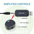 3.5mm USB Bluetooth AUX Audio Wireless Music Receiver Bluetooth Receiver With AUX Cable Wireless Transmitter. 