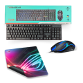 RGB Keyboard, Mouse, Twolf TF-200 Gaming Bundle + Turbogear TC09 Gaming Bundle + L11 Mouse Pad. 