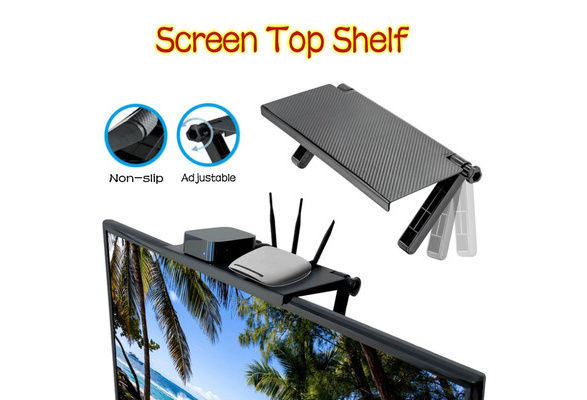 Top%20Shelf%20Adjustable%20Screen%20Top%20Shelf%20Display%20Shelf%20Computer%20Monitor%20Riser%20Desktop%20Stand%20TV%20Rack%20Storage%20Desk%20Multifunction%20for%20Home%20Office%20-%20Image%203