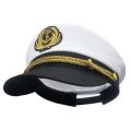 Yacht Captain Hat Navy Marine Hat Adjustable Sailor Captain Costume Men Boat Navy Hat for Adult Kid Men Women. 