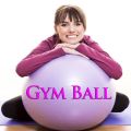 Gym Ball / Yoga Ball - (Aerobic Ball) - 75 Cm - Multicolor. 