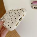 Cellphone Case For iPhone 11 12 13 14 PLUS PRO MAX 12 13 MINI Phone Casing love heart Cream Wave Edge Fashion Cute Soft Shockproof TPU Anti-falling Back Cover Silicone Hot Full Protection. 