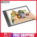 A4/A5 LED Light Pad Tracer 3mm Ultra-Thin Drawing Board Copyboard Stepless Dimming USB Powered with Scales for Artist Animation Designing Sketching Calligraphy Diamond Painting Supplies. 