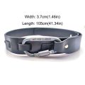 Fashion Pin Buckle Carabiner Buckle Belt Luxury Design Retro D Shape Letter Hook Belt Adjustable Casual Waist Belt For Women Men. 