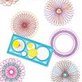 4Pcs Spirograph Geometric Ruler Learning Drawing Tool Stationery For Student Creative Gift Design Ruler For Sketch Drawing As Design. 