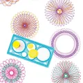 4Pcs Spirograph Geometric Ruler Learning Drawing Tool Stationery For Student Creative Gift Design Ruler For Sketch Drawing As Design. 