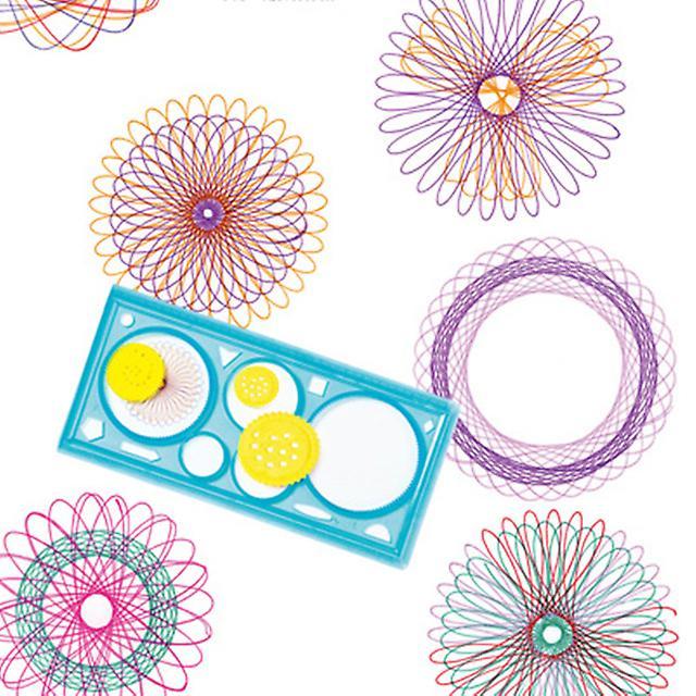 4Pcs Spirograph Geometric Ruler Learning Drawing Tool Stationery For Student Creative Gift Design Ruler For Sketch Drawing As Design