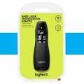 R400 Logitech® Wireless Presenter with Carrying Case. 