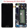 Original For Galaxy A5 2016 LCD Display With Frame SM-A510F A510 A510F/DS Display. 