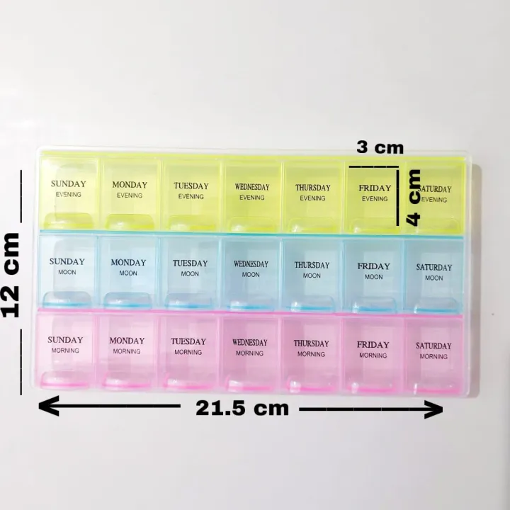 Medicine%20Pill%20Box%20Medicine%20Storage%20Box%20%20Weekly%20Organizer%20%20weekly%20Pill%20Box%203%20Compartments%20-%20Image%203