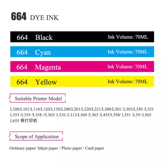 INK-TANK%20664%20T664%20T6641%20-%20T6644%20Compatible%20Color%20Bulk%20Water%20Based%20Bottle%20Tintas%20Refill%20Dye%20Ink%20For%20Epson%20L130%20L120%20L220%20L360%20L380%20Printer%20-%20Image%203