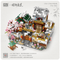 LOZ IDEAS Mini Block Street 1741 / 1742 / 1743 / 1744 China Ancient Street Building Brick Shop Store. 