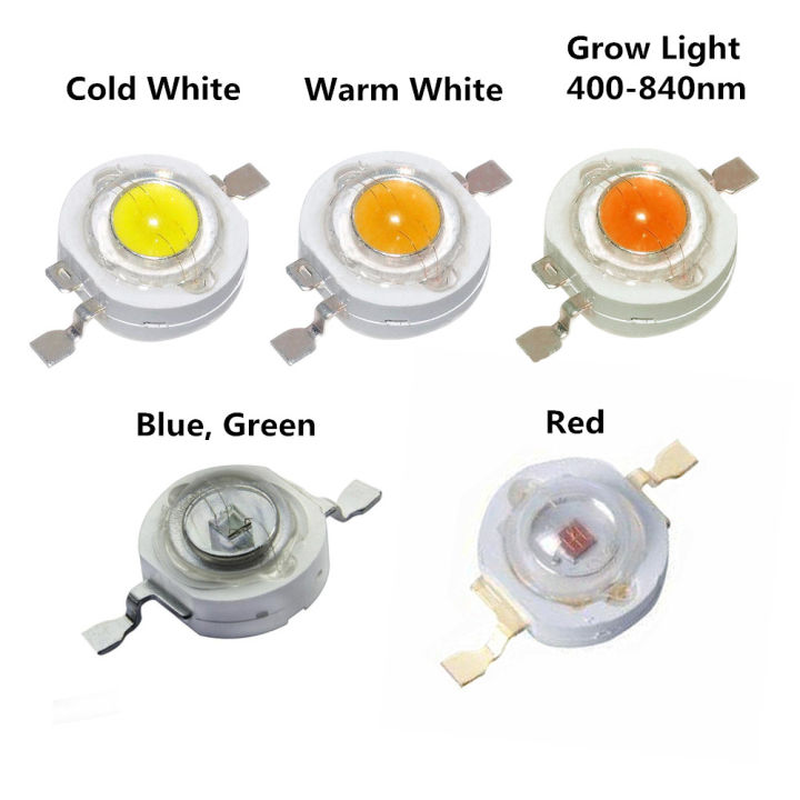 50pcs%201W%203W%20High%20Power%20LED%20Light-Emitting%20Diode%20LEDs%20Chip%20SMD%20Warm%20White%20Red%20Green%20Blue%20Yellow%20For%20SpotLight%20Downlight%20Lamp%20Bulb%20-%20Image%204