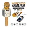 Microphone Bluetooth Wireless Karaoke Speaker Handheld Mic Ktv Party Player Portable Kids Gift. 