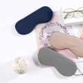 Double-Sided Silk Sleep Eye Mask Portable Travel Eyepatch Warm And Cold Nap Rest Blindfold Eye Cover Sleeping Mask Night Eyeshade 1Pcs. 
